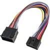 Jayubien Android Radio Extension Cable,ISO Stereo Wiring Harness 16Pin to