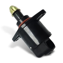 nodteem 1 PC Automotive Throttle Stepper Motor Idle Speed Control Valve, Plastic Idle Air Control Valve, Replacement OEM #90380 10526 90325864 Accessories, Compatible with King Kong Vehicles (Black)