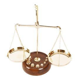 IBA Indianbeautifulart Apothecary Scale Vintage Collectible Brass Weight Scale Home Decor Antique Weight Balancing Scale Taraju