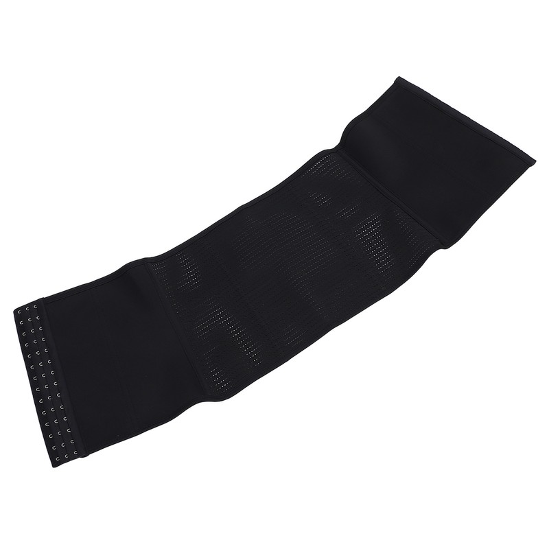 Waist Trainer Corset Shapewear Tummy Control 3 Row Hook Black