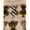 THE PAPER STUDIO LA PETITES STICKERS 3D BOWS GOLD BLACK
