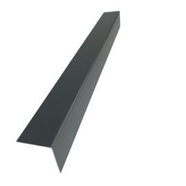 Aluminium angle grey, 1000 mm, aluminium angle anthracite 20 x 20 mm, inner side dimensions made of aluminium Ral7016, anthracite grey, 0.8 mm thick roof plate, aluminium edge protection, aluminium edge profile