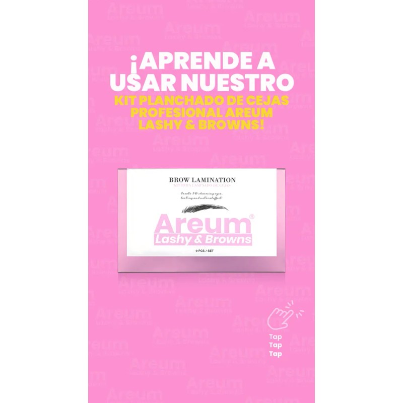 Kit Planchado De Cejas Profesional Areum Lashy & Browns