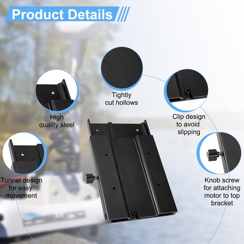 1854035 MKA-16-03 Trolling Motor Quick Release Bracket Trolling Motor Mount