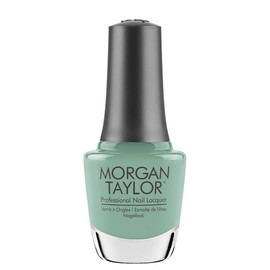 Morgan Taylor Nail Lacquer (Postcards From Paris) Sea Foam Green Professional Lacquer, Vibrant, Chip-Resistant, Fast-Drying, Long-Lasting, High-Shine, Perfect for Manicures & Pedicure, 0.5 ounce.