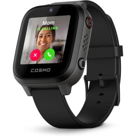 Undisclosed JrTrack 4 Kids Smart Watch by COSMO | Phone Watch & GPS Tracker (Black)