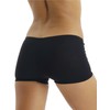 LisaModa Panty Pack of 5 Stretch Cotton Boxer Shorts, black