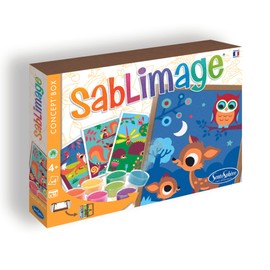 Sentosphère 3908801 "Sand Image Forest Animals" Craft Set