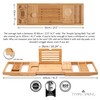Temple Spring Wooden Bathtub Tray, Bamboo Bathroom Accessories, Bath Tray