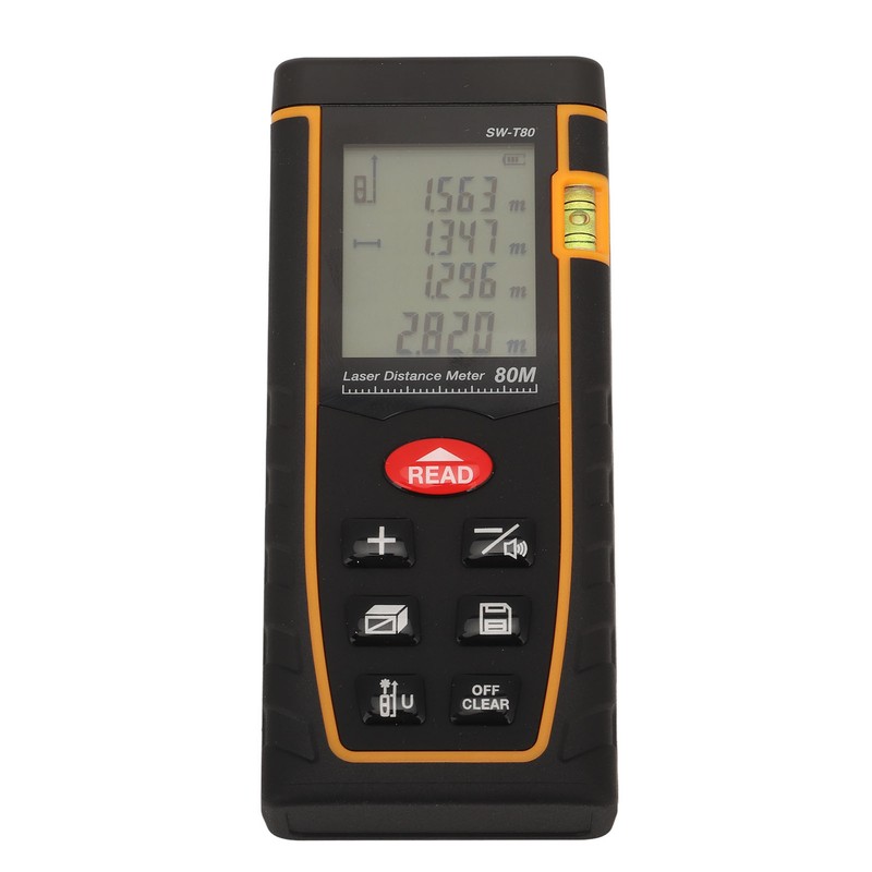 Laser Distance Meter Handheld 630‑670nm High Accuracy Infrared Laser Measurement