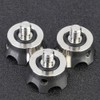 3 Pcs Stainless Steel 3/8 Inch Interface Non slip Camera
