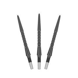 Target Darts Swiss Point Storm Dart Tips, Surge (Pack of 3) 30 mm - Black | Interchangeable Dart Tips, Swiss Storm Tips, Professional Dart Accessories