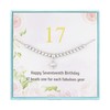 Futesheel 17th Birthday Gifts for Girls, 17 Beads Necklace for