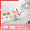 XL Weekly Pill Organiser - Twice Daily AM PM