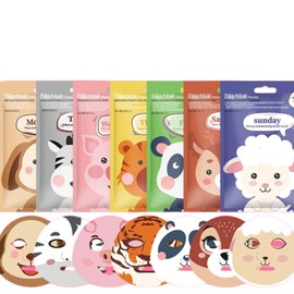 IZBEAUVO-7pcs Masks Skincare, Sheet Face Mask, 7day Mask