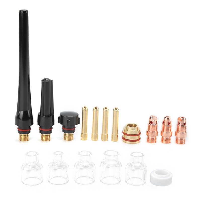 Welding Torch Accessories Kit Glass Cup Nozzle Welder Consumables for
