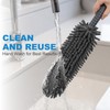15.8" Car Duster Chenille,Car Accessories Duster Interior for Men,Washable Reusable