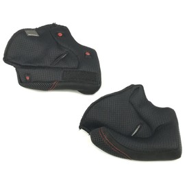 BELL Eliminator Virus Cheek Pads Street Motorcycle Helmet Accessories - Black / 20MM XL/XXL/XXXL
