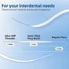RAZOKO 3-in-1 Floss for Braces, 120 Pre-Cut Strands | Floss