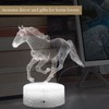 3D Horse Lamp Night Light 3 Patterns with Remote Control