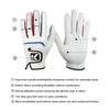 KICAS Nano Materials Golf Gloves, 2-Pack, Breathable and Washable, for