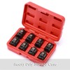 MIXPOWER 8 Pieces 1/2-inch Drive Pipe Plug Socket Set, SAE,