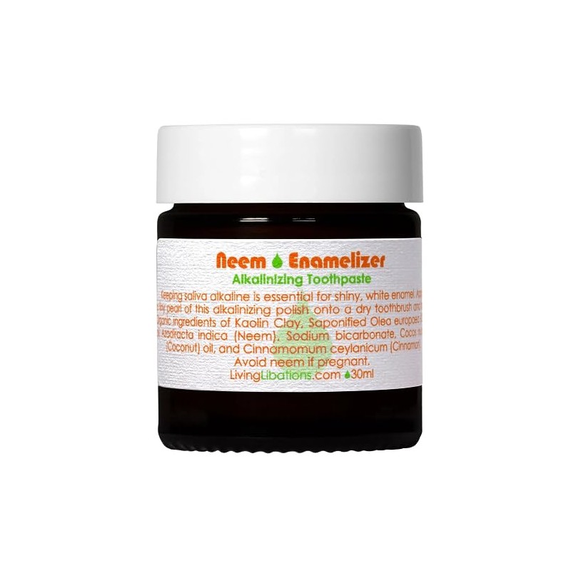 Living Libations - Organic/Wildcrafted Neem Enamelizer Toothpaste (25 ml)