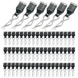ZQToday 60PCS 1mm RC Body Clips with Pull Tabs for All 1/12 1/14 1/16 1/18 Scale Hyper go,Redcat Traxxas HPI Himoto HSP Exceed RC Car Body Clips,for SCX24 TRX4M H165 RC Car Truck Buggy Parts