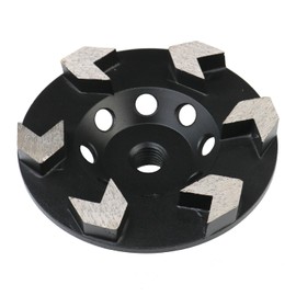 JDK 4.5’’ Diamond Arrow Grinding Wheel Diamond Cup Wheel for Coating Removal,Conrete,Masonry,Paint,Epoxy,Glue and Mastic with 5/8"-11 Arbor