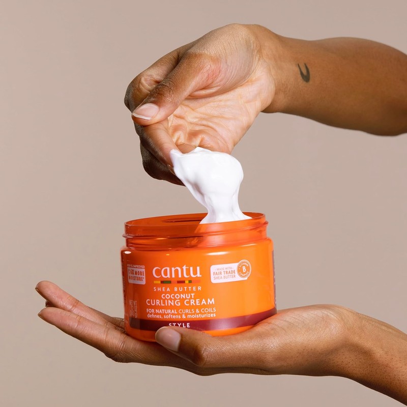 Cantu Coconut Curling Cream, 12 Ounce