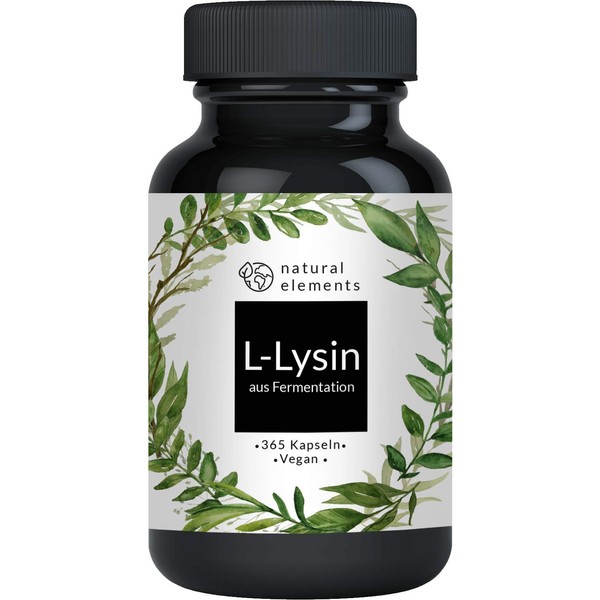 L-Lysine, from Vegetable Fermentation, Laboratory Tested, Without Unwanted Additives, High Dosage, Vegan and Made in Germany