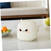 iplusmile Small Desktop Trash Can Cute Demon Mini Wastebasket with