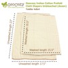 Unbleached Prefold Cloth Diapers by OsoCozy – 100% Cotton, Durable,