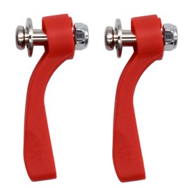 2 Pieces Hair Clipper Adjusting Levers, Hair Clipper Replacement Accessories Repairing Parts Compatible with Wahl 5 Star Magic Clip Senior Super Taper 8148 8504 1919 8591 Hair Clippers (Red)