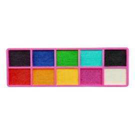 Kit De Maquillaje Pintacaritas Bodypaint Colibrix Base Agua                                                                                           