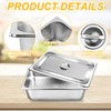 3 Pack Full Size 4 Inch, 6 Inch Hotel Pan