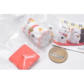 Capsule Q Museum Saito 邦雄 招福 Cat 2 1. buringu・hukutyan Three Hair Cat (Normal) (Single Item)