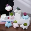 Cuteforyou Succulent Pots,Cute Animal Shaped Cartoon Ceramic Succulent Cactus Flower