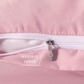 2 Pack Body Pillowcase 20 x 48 Inches Soft Comfortable Not Shrink Microfiber Body Pillow Cover, Pink Body Pillow Cover with Hidden Zipper Closure