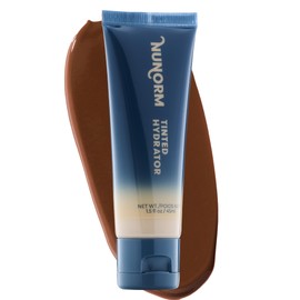 NuNorm Tinted Hydrator | 10 Shades | Water-Gel Formula For Men's Skin | Lasting Hydration | Blurs Imperfections | Evens Skin Tone | High-Performance Ingredients (Sepia)