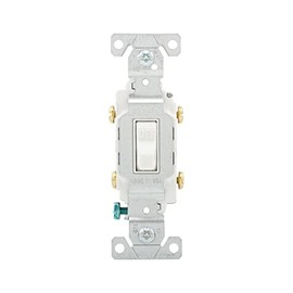Eaton CS220W 20 Amp Double Pole Premium Toggle Switch, White