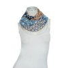 Majea 880021 Women's Loop Scarf, Blue 3, 180 x 90