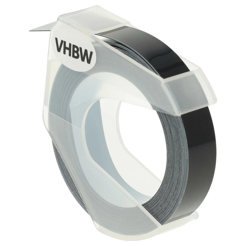 vhbw 50 x 3D Embossing Tape Cassette Compatible with Dymo