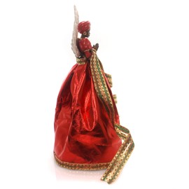 Serenity (Red): African American Christmas Tree Topper