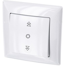 Flush-Mounted Blind Switch All-in-One Series G1 Pure White