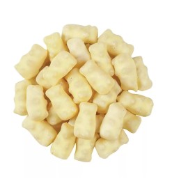Bayside Candy White Chocolate Gummy Bears -Chocolate Covered Gummy Bear Candies - 1LB