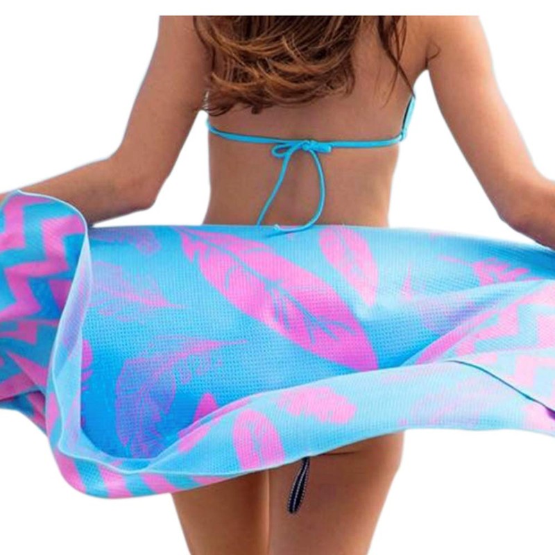 DEZAL Premium Microfiber Compact Sand Free Beach Camping Fitness Travel