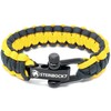 Steinbock7 paracord survival bracelet with adjustable stainless steel, clasp, with