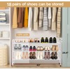 KEETDY 3-Tier Long Shoe Rack for Closet Metal Shoe Organizer