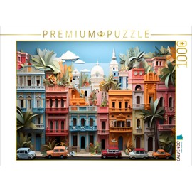 CALVENDO Puzzle Havana in Paper Layer Art | Size